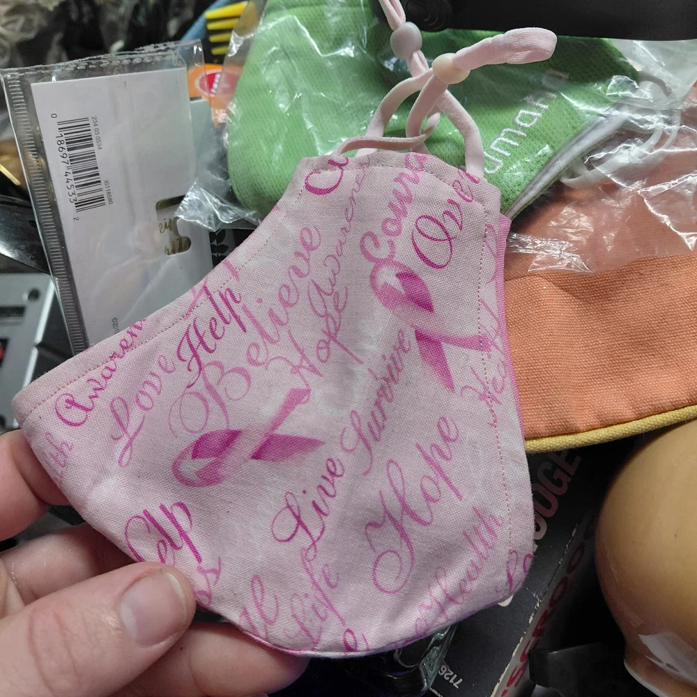 Pink Inspirational Face Mask